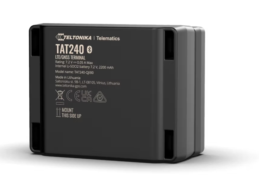 TAT240 tamper proof tracker magnetic for rtls asset tracking and active tracking with Assettrac asset management software. Ideal for industrial equipment tracking