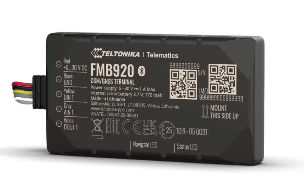 FMB920 Teltonika compact basic RTLS asset tracking hardware for active tracking