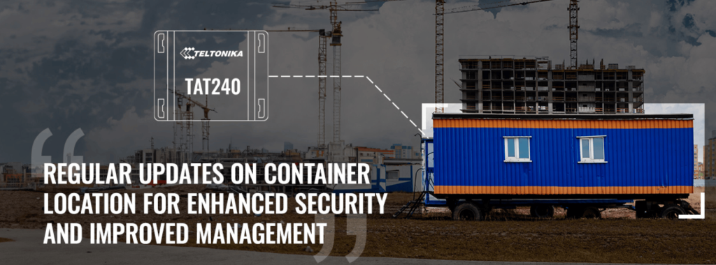 TAT240 image for industrial equipment and container tracking: Assettrac RTLS case study